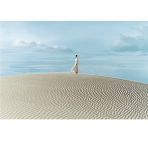 Faldas al por mayor para mujer, largas y de calidad, SOLANA MAXI SKIRT SAND JACQUARD, faldas largas hasta el suelo con corte en A para mujer en color blanco. - Product Image 2