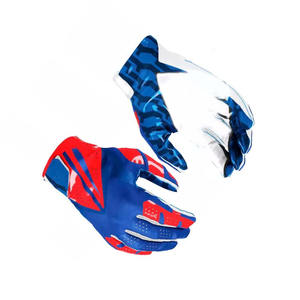 Gants de football américain professionnels personnalisés avec grip en silicone pour récepteurs, unisexes, avec logo personnalisé du fabricant, gants de rugby - Product Image 4