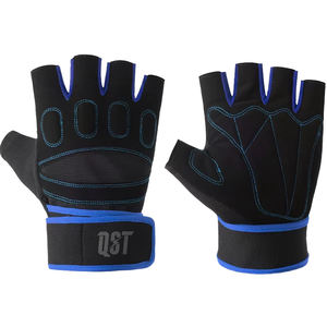 Guantes de Levantamiento de Pesas Unisex de Media Palma, Flexibles, Transpirables, de Poliéster Ligero, Antideslizantes, con Soporte para Muñeca, para Gimnasio, Fitness y Actividades al Aire Libre - Product Image 1