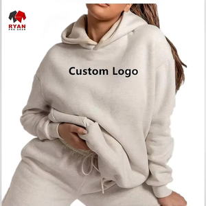 เสื้อฮู้ดดี้สำหรับผู้หญิง สีตามสั่ง ไซส์ใหญ่ ระบายอากาศได้ดี มีบริการ OEM และ ODM - Product Image 1