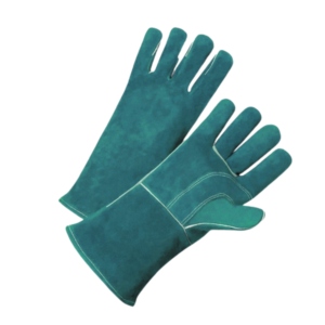 Heavy-Duty Reinforced Cowhide Split Leather Welding <b>Gloves</b> Flame Retardant Abrasion Heat Resistant Safety <b>Gloves</b> ANSI Class 1 - Product Image 6