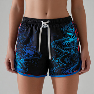 Shorts de football en mesh sublimé pour femmes, vêtements de sport et de fitness, shorts imprimés, shorts en mesh coupe-vent pour femmes - Product Image 3