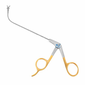 Pinza Frontal Tipo Jirafa para Senos Paranasales, 5.5 Pulgadas, Vertical, Punta de 3mm, Instrumento Quirúrgico ORL, Acero Inoxidable Alemán - Product Image 1