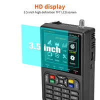 GTMEDIA V8 Finder 2, détecteur de satellite numérique portable, écran LCD de 3,5 pouces avec fonction BISS Auto Roll et analyse spectrale