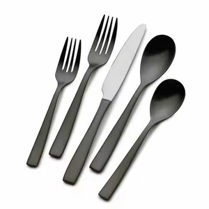 Superior Handmade Metal Spoon And Fork Set Cutlery Set Premium Stainless <b>Flatware</b> Collection For Hospitality Service - Product Image 1