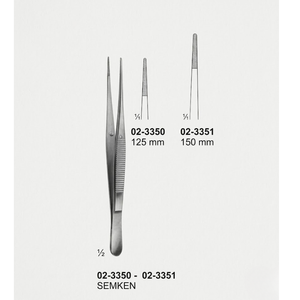 Pinzas Semken de 125 mm |   Instrumento Quirúrgico de Acero Inoxidable de Primera Calidad, Clase I - Product Image 3