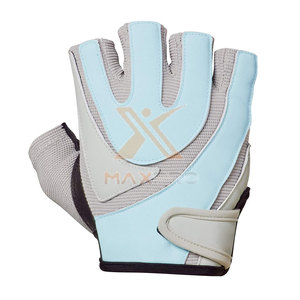Guantes de Gimnasio de Cuero de Alta Calidad con Logotipo Personalizado, Medios Dedos, Antideslizantes, Cómodos, Unisex, en Stock - Product Image 3