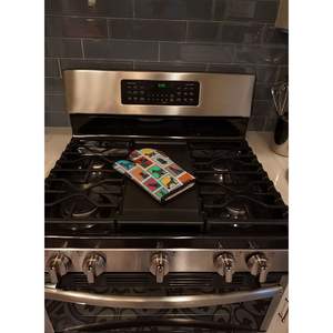 Gant de four noir pour Schnauzer gant de cuisine épais résistant à la chaleur pour protéger les mains des casseroles chaudes pour la cuisson et la cuisson - Product Image 2