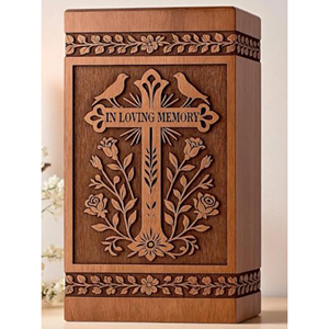 Decorative Wooden Keepsake Urn <b>Set</b> for Family Sharing urn Memorial Keepsake urn by AYAANS - Product Image 2