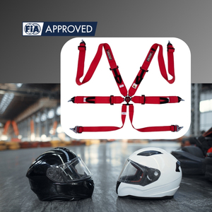 Arnés de Carreras con Logotipo Personalizado, Cinturón de Seguridad de 6 Puntos con Cierre de Leva, Certificado FIA 8853, con Servicio de Color de Cinta Personalizada - Product Image 2