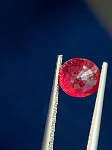 Rubis naturel du Mozambique, pierre précieuse rouge, certifiée IGI, ronde, haute qualité, pour la fabrication de bijoux, bagues, pendentifs, boucles d'oreilles - Product Image 6