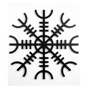 Diseños Elegantes Arte de Pared Redondo Moderno de Hierro para Paredes Decoración Geométrica para Hoteles y Restaurantes Ambiente y Estilo de Vida - Product Image 6