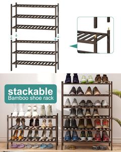 Premium Four Tier Shoe <b>Rack</b> Organizer High Capacity Storage Sleek Open Shelves Strong Frame Space Saving Entryway Solution - Product Image 4