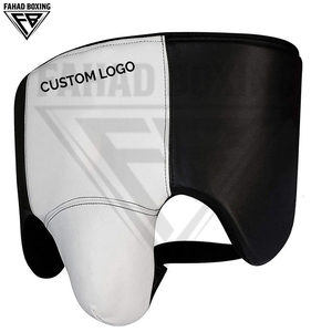 Plain White Black Color Best Quality Cow Hide Leather <b>MMA</b> Fighting Wear Good Selling New Arrival Men Boxing Wear <b>Groin</b> <b>Guards</b> - Product Image 3