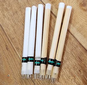 Conos de cáscara de maíz enrollados a mano Manual blanqueados sin blanquear tamaños de 109mM y 9mm rollos rectos a granel puntas de madera de vidrio - Product Image 6