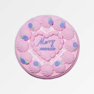 Base de maquillaje coreana Merimongde Happy Your Day Cushion 01 Ivory, base de maquillaje en cojín, base de maquillaje con efecto rocío, cosméticos, base de maquillaje - Product Image 3