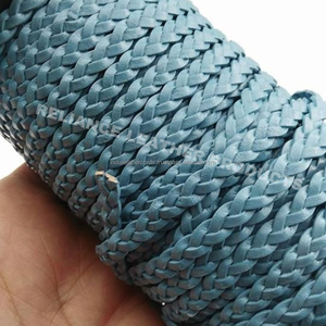 Cuero trenzado plano multiusos para correas de bolso de joyería colgantes de pared 3mm-10mm Tamaño de Color personalizado accesorios de joyería componentes - Product Image 1