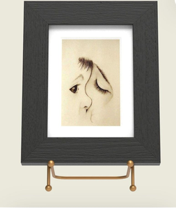Natural Solid Wood Picture <b>Frame</b> with Metal Stand Classic Wooden Photo <b>Frame</b> for <b>Wall</b> Display and Home Decoration - Product Image 2