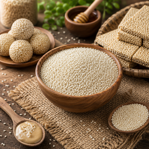 Healthy Organic White Sesame <b>Seeds</b>| Hulled Grade A 100% Natural No Additives Premium Quality 12-18 Months Shelf Life Bulk Supply - Product Image 4