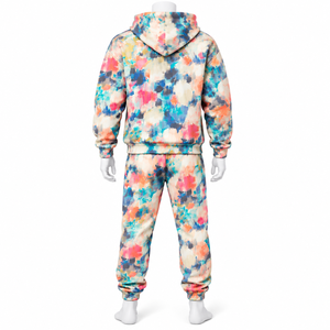 Sweat à capuche zippé intégral surdimensionné de haute qualité, respirant, écologique, avec logo personnalisé imprimé, couleur unie, 100 % streetwear - Product Image 2