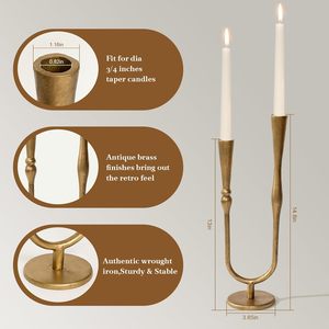 Decorative Candle Holder For Living Room Tabletop Candle Holder For Dinning Table Wedding & Wholesale Candle Light Dinner - Product Image 6