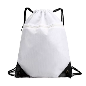 New Customized Lightweight Fashion Sport Bag Polyester Fabric <b>Drawstring</b> Sport <b>Backpack</b> Travel Waterproof with Logo - Product Image 2
