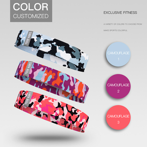 2026 Custom Logo Gym Workout Fitness <b>Bands</b> Leg Hip Booty Loop Resistance <b>Band</b> Set with <b>Exercise</b> Features White Red Pink Colors - Product Image 5