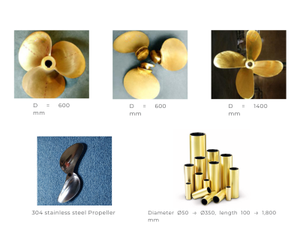 Hélice de bateau en acier inoxydable 304 de haute qualité, conçue sur mesure, nouvelle, prix d'usine PHU LONG GLOBAL STP - Product Image 6