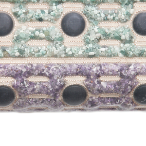 Productos sanitarios de iones negativos de calidad superior, almohada de espuma viscoelástica, masajeador de cuello, almohada calentada de Chakra con siete piedras preciosas - Product Image 4