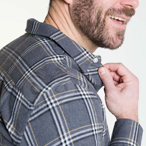 Nouvelle arrivée : chemise en flanelle pour homme, manches longues, coton premium, boutonnée, à carreaux, décontractée, tissu brossé doux, pour un usage quotidien - Product Image 5