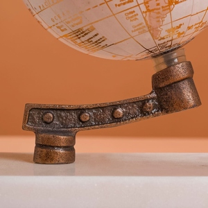 Sujetalibros de mármol de diseño de lujo con mapa del mundo, soporte decorativo para libros, decoración moderna para oficina, tamaño personalizado, globo terráqueo de mármol de lujo - Product Image 5
