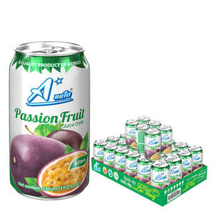 Bebida de Jugo de Maracuyá Anata en Lata de 330 ml con Fibra Dietética de BIDRICO - Product Image 2