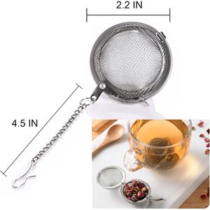2 Pezzi Infusori Premium Migliorati per Tè Sfuso, Filtri e Palline per Aromatizzare Erbe, Spezie e Condimenti - Product Image 2