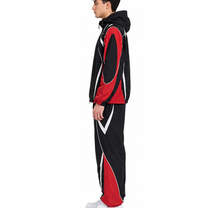 <b>Men</b> Nylon Tracksuit Breathable Athletic Wear Windbreaker <b>Jacket</b> and Pants Custom OEM ODM Supplier <b>Men</b> Nylon Tracksuit - Product Image 2