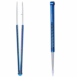 Pinces microchirurgicales en titane droites à pointe fine, légères et de précision pour la chirurgie ophtalmique, neurochirurgicale et microchirurgicale - Product Image 5