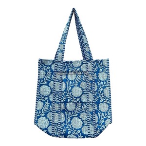 Sacs en coton indien matelassés, sacs de shopping faits à la main, imprimés floraux, sacs décontractés pour femmes, style bohème, sacs à main pour femmes, indiens - Product Image 4