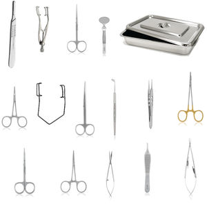 Ensemble d'instruments ophtalmiques professionnels Chan Tara, 16 pièces, instruments de micro-chirurgie oculaire, kit chirurgical en acier inoxydable, OEM - Product Image 1