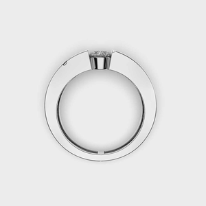 Anillo de Hombre de Lujo en Plata de Ley 925 con Moissanita, Calidad Premium, Brillo Espectacular, Joyería para Boda, Compromiso o Fiesta - Product Image 2