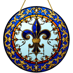 CIFbuy Acchiappasole in Acrilico HD Trasparente con Design a Petali Blu Reale, Decorazione Sospesa in Cristallo per Carnevale, per TikTok e Temu - Product Image 5