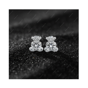 Stonewels IGI pour diamant synthétique certifié de 1 carat, créé en laboratoire, HPHT CVD, cultivé, en forme d'ours en peluche, E VVS VS, Gujarat - Product Image 1
