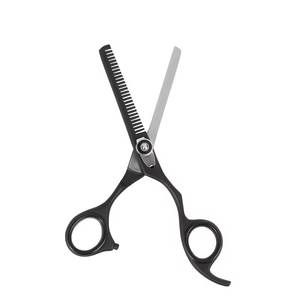 Ensemble professionnel de ciseaux de coiffure légers en acier inoxydable pour droitiers avec peigne et ciseaux à effiler pour usage en salon - Product Image 3