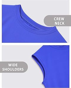 Camiseta sin mangas 100% algodón para niños, chaleco deportivo con cuello redondo, camiseta de verano para niños, transpirable. - Product Image 5