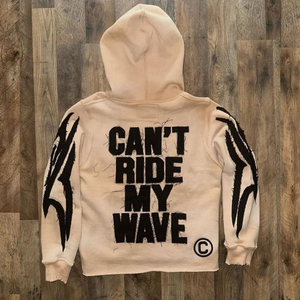 Sweat à capuche pour homme personnalisé avec appliqué brodé 2026, effet vieilli, délavé à l'acide, style vintage, 100% coton molletonné, streetwear - Product Image 5