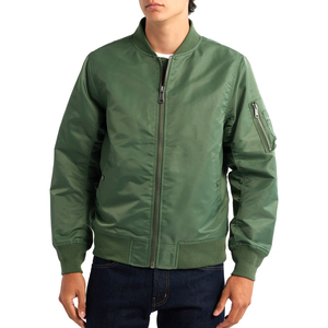 Vestes en nylon satiné décontractées pour hommes, prix de gros, logo personnalisé, service OEM, durables, chaudes, style streetwear, quantité en vrac - Product Image 4