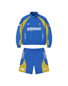 Custom Men Running Outdoor Sportswear Waterproof 2-in-1 Design Streetwear Drawstring Nylon Windbreaker Tracksuit <b>Track</b> <b>Jacket</b> - Product Image 3