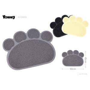 Yommy <b>Dog</b> Rectangle <b>Rug</b> 40x30cm Durable Non-Woven Fabric Paw Print Design Pet Mat - Product Image 3