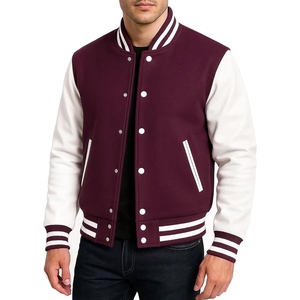 Custom College Varsity <b>Jacket</b> Letterman Bomber <b>Jacket</b> Premium Wool Blend Streetwear Team <b>Jacket</b> OEM Embroidery <b>Patches</b> Wholesale - Product Image 3