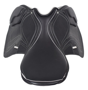 Selle d'équitation anglaise en cuir véritable artisanale, confortable, durable, assise sécurisée, équipement d'équitation élégant - Product Image 4
