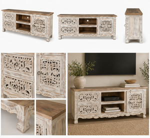 Indian Manufactured Furniture <b>Sideboard</b> Cabinet Contemporary Organizer Unit Sleek Design Dining Available At Wholesale Price - Product Image 3