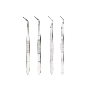Pinzas Quirúrgicas de Acero Inoxidable para Cuidado de Heridas, Reutilizables, Estériles, Instrumentos Duraderos, Pinzas Dentales - Product Image 3